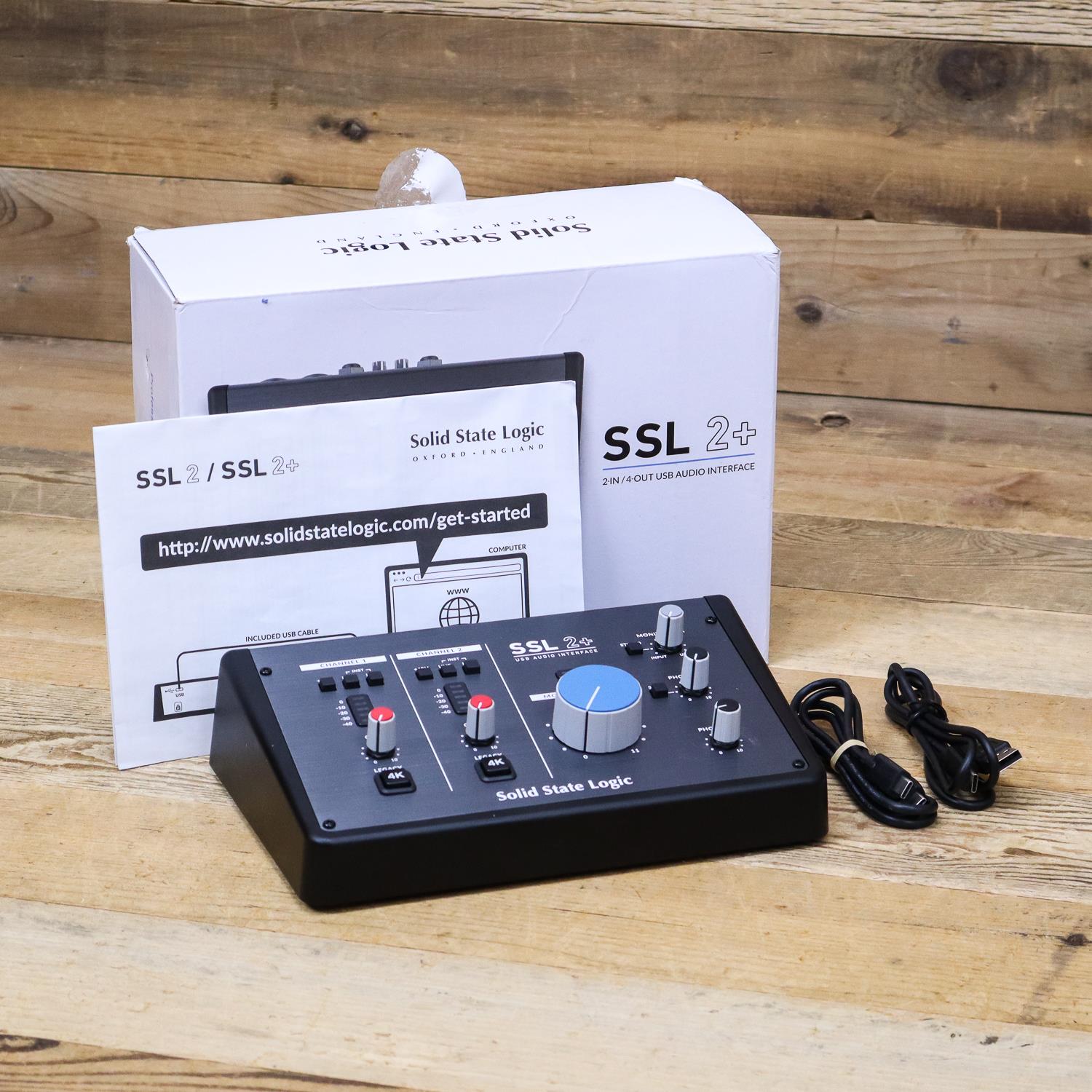 Open Box SSL SSL2+ 2-In/4-Out USB-C Audio Interface