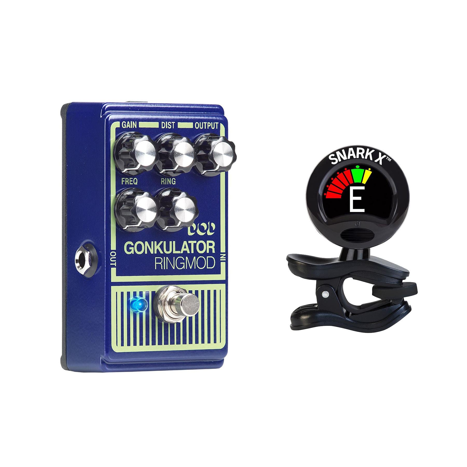 Digitech DOD Gonkulator Ring Modulator Pedal w/ Snark X Clip-On Tuner –  Pixel Pro Audio