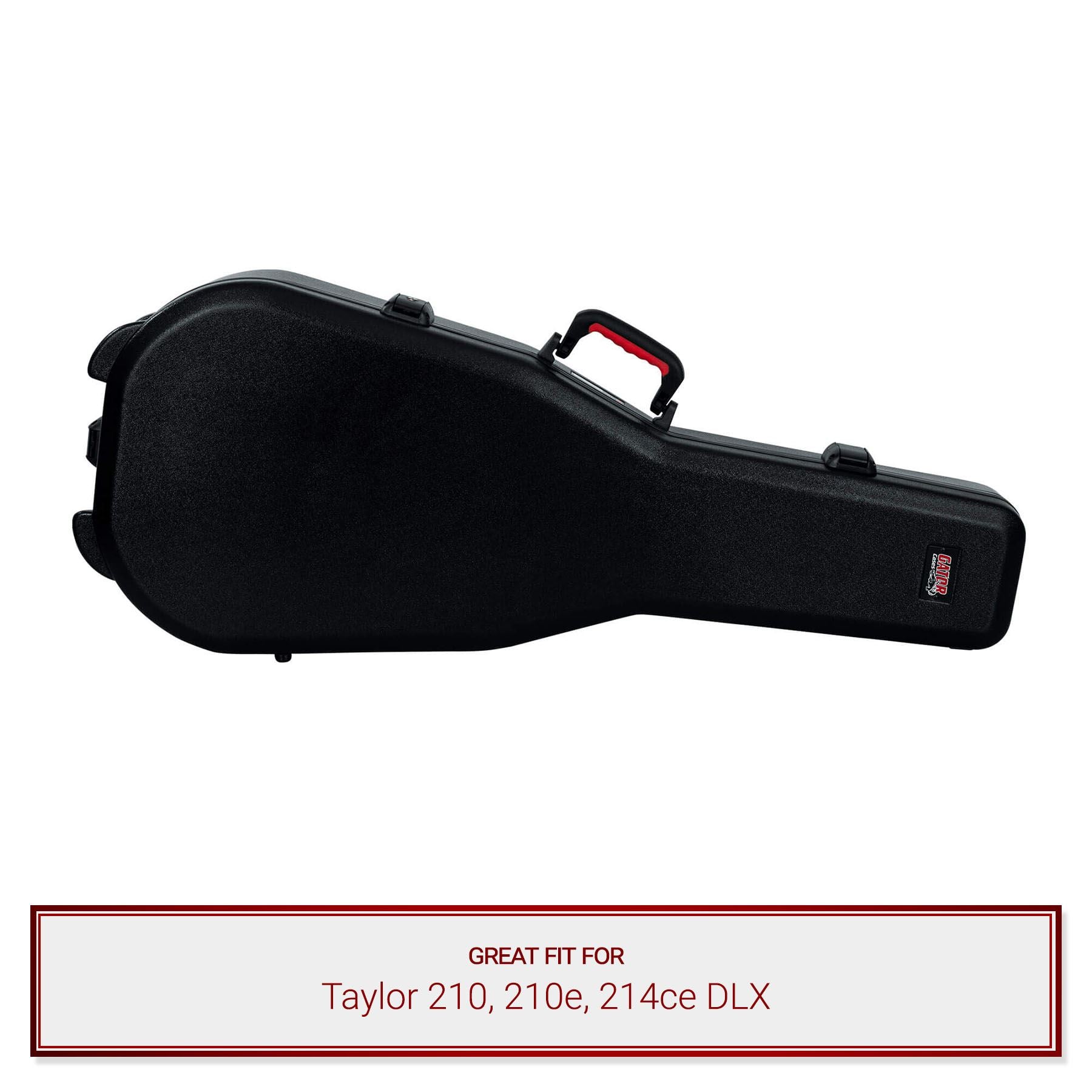 Gator Cases ATA Case fits Taylor 210, 210e, 214ce DLX Acoustic Guitars