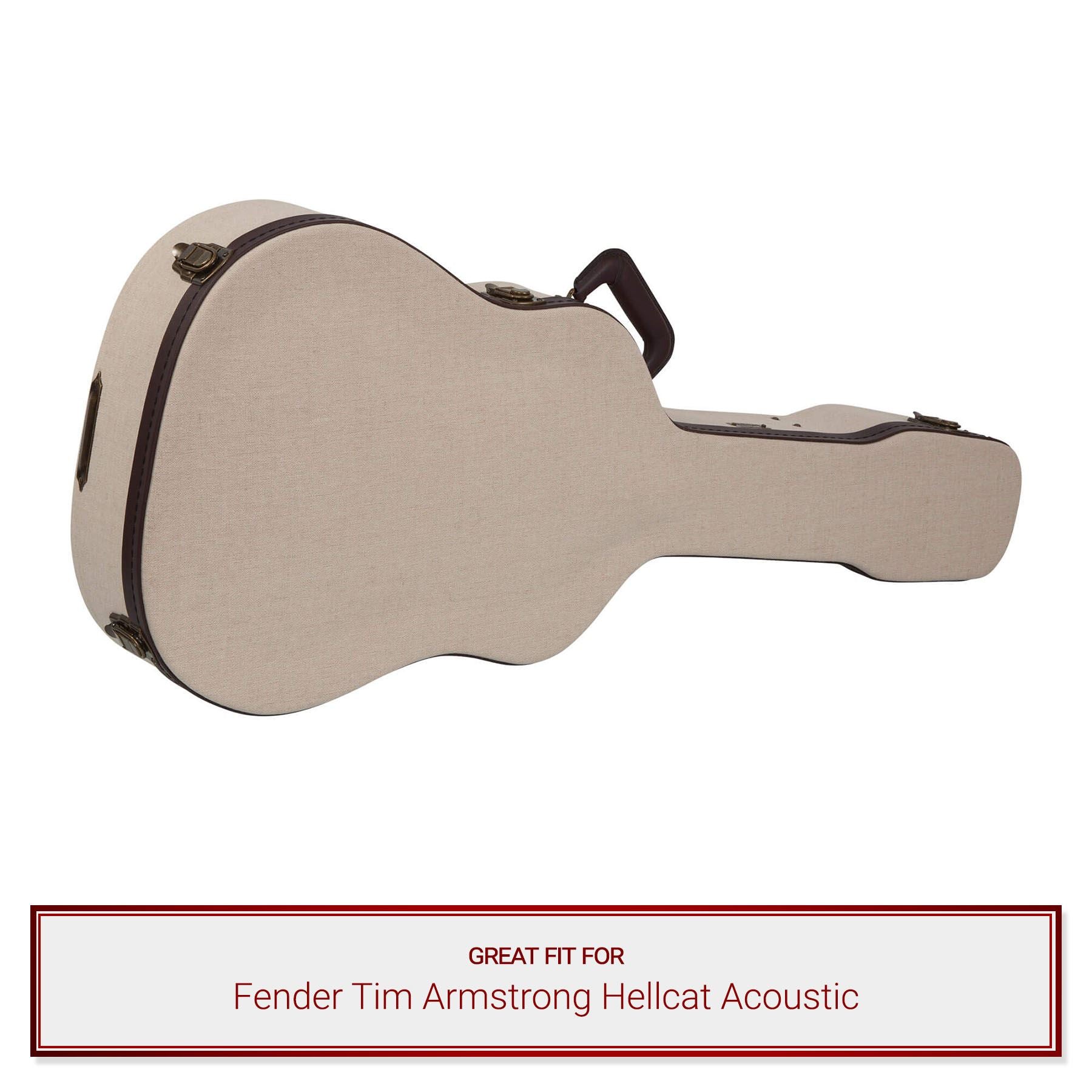 Fender tim armstrong hellcat store acoustic guitar case