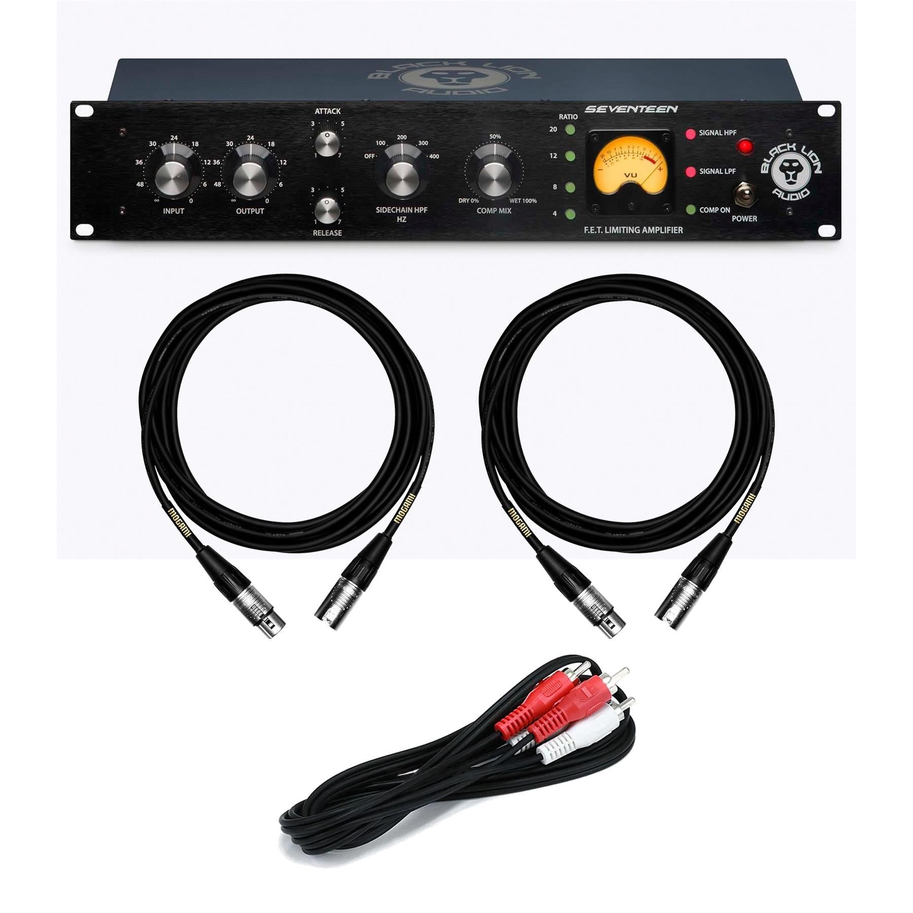 Black Lion Audio Seventeen with 2 15-foot Mogami XLR Cables & Link