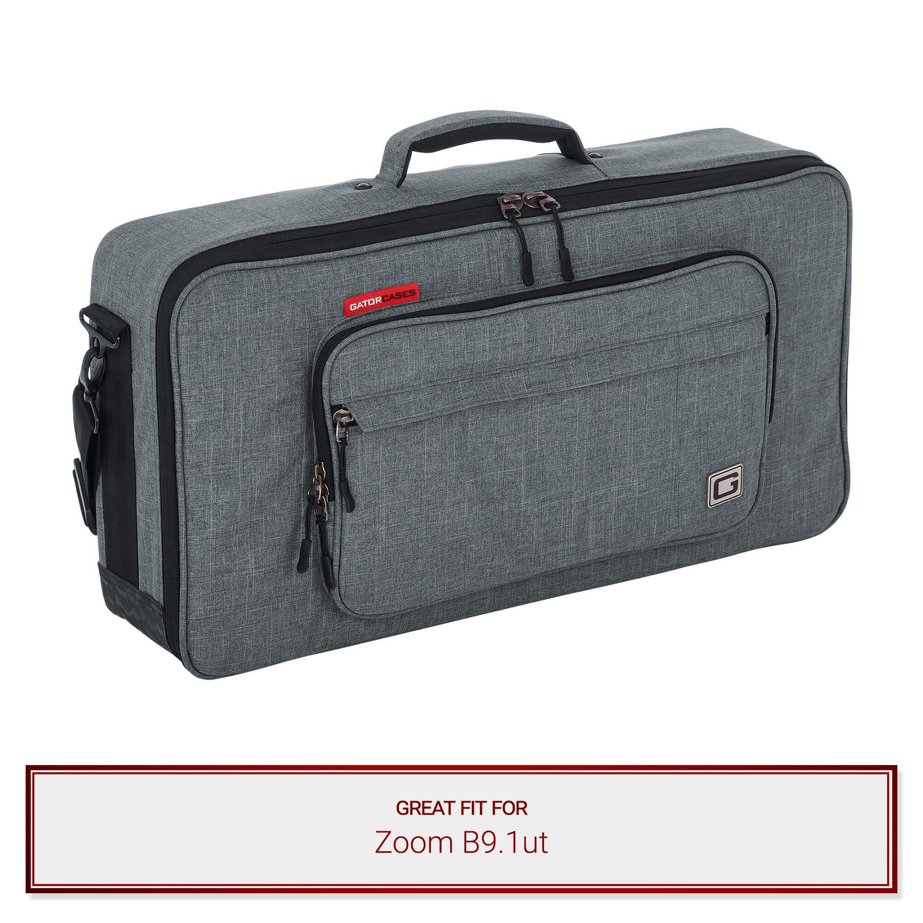 Gator　–　Pixel　Zoom　Ped　Cases　Grey　Pro　fits　Transit　Series　Multi-Effects　Bag　B9.1ut　Audio
