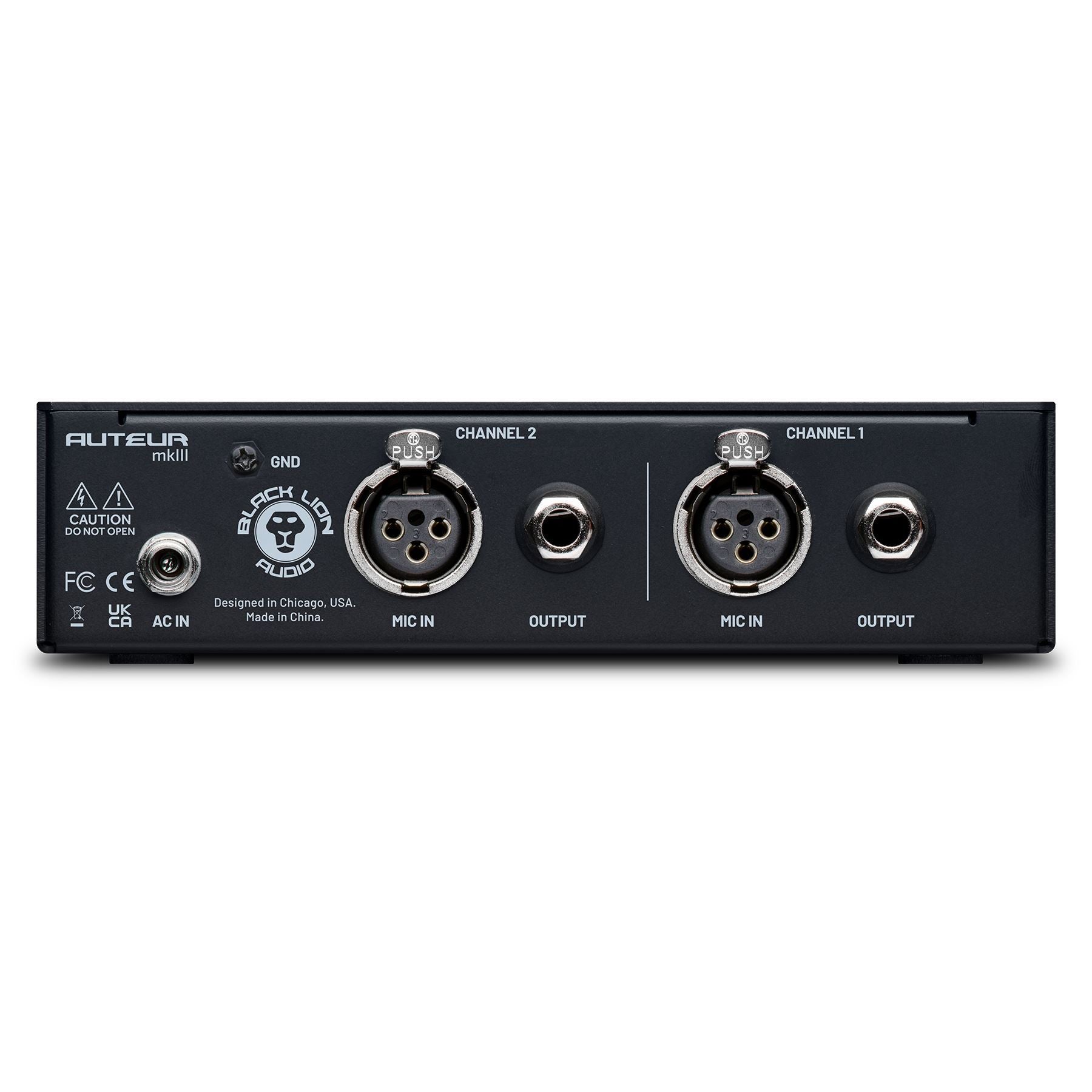 Black Lion Audio Auteur MK3 Preamplifier Bundle with 20-foot XLR Cables