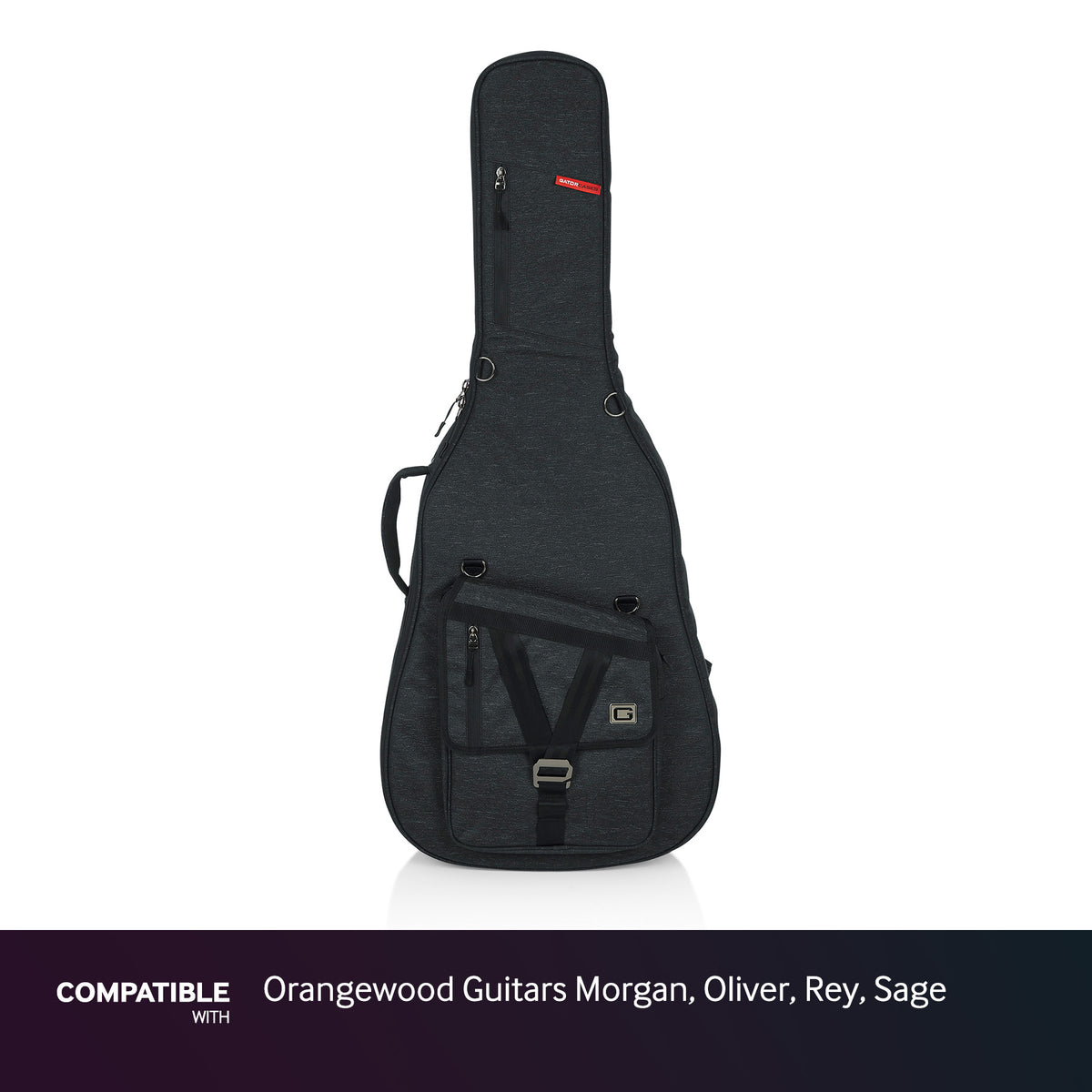 Gator Black Jumbo Gig Bag fits Orangewood Guitars Morgan, Oliver, Rey, Sage