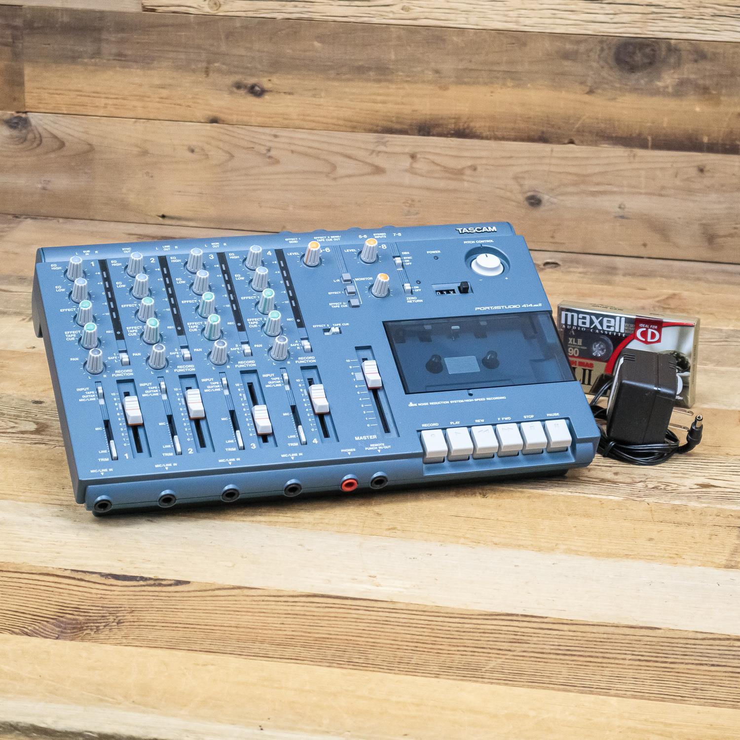 Tascam Portastudio 414 MK2 Analog 4-Track Cassette Tape Recorder