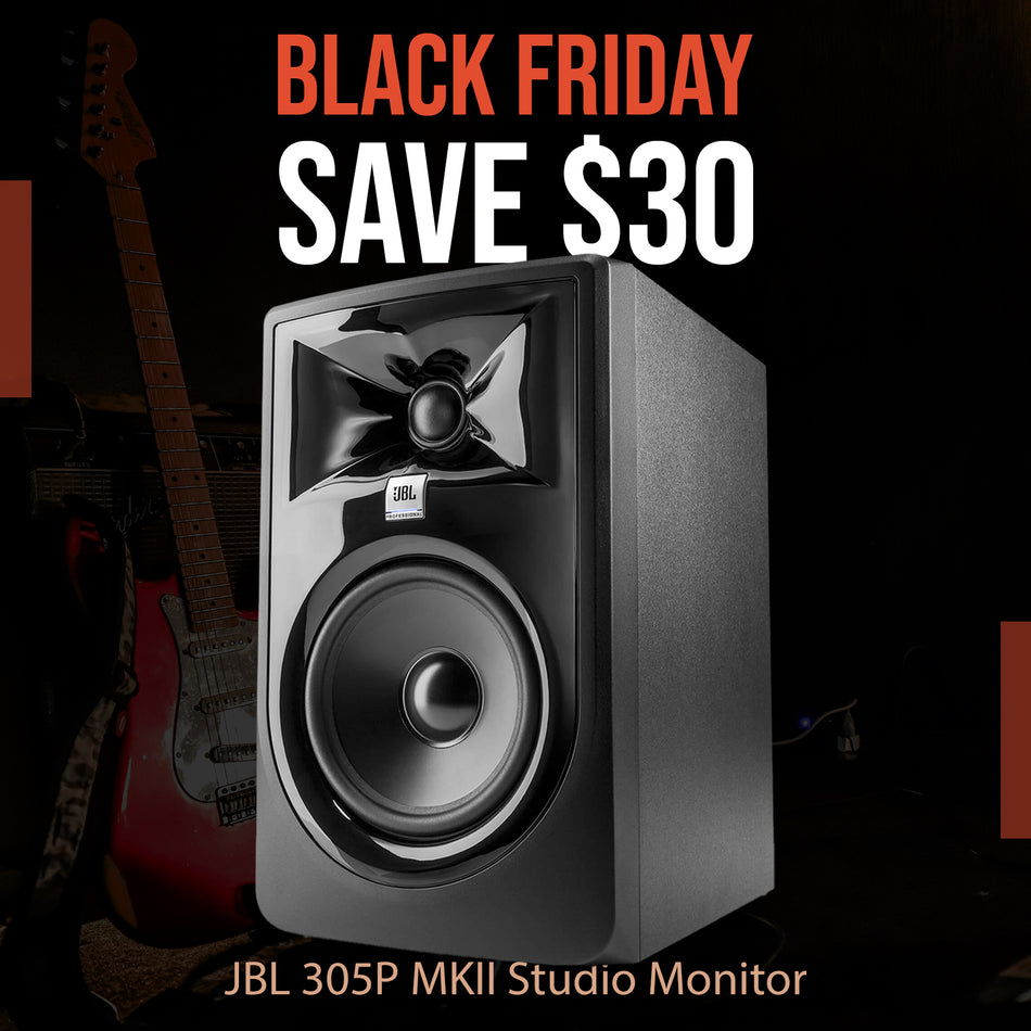 JBL 305P MKII 5" Powered 2-Way Studio Monitor (Single Speaker) LSR-305 LSR305