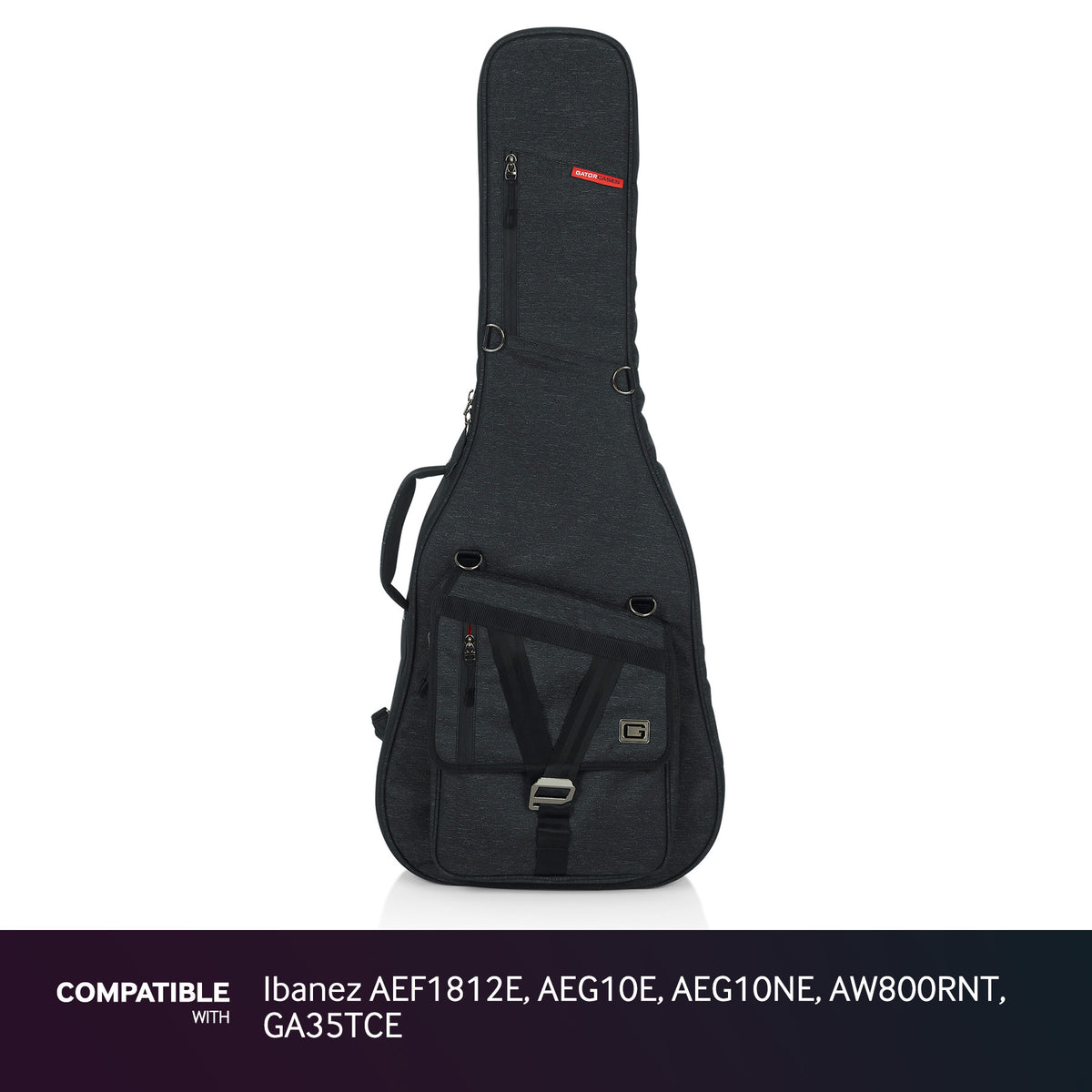 Gator Black Gig Bag fits Ibanez AEF1812E, AEG10E, AEG10NE, AW800RNT, GA35TCE