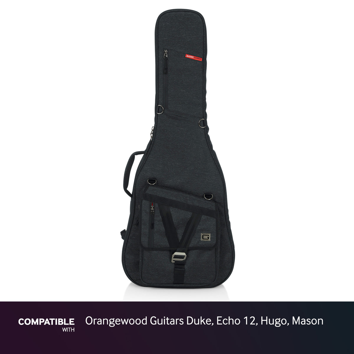 Gator Black Gig Bag fits Orangewood Guitars Duke, Echo 12, Hugo, Mason