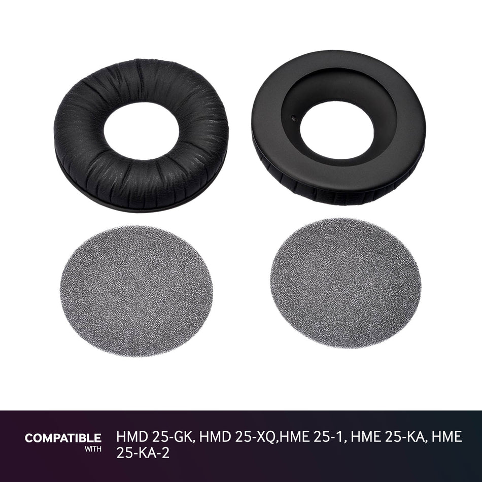 Sennheiser Ear Pads for HMD 25-GK, HMD 25-XQ,HME 25-1, HME 25-KA, HME 25-KA-2