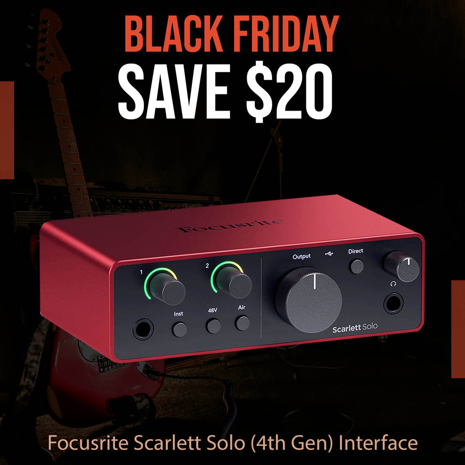 Focusrite Scarlett Solo (4th Gen) USB-C Audio Interface