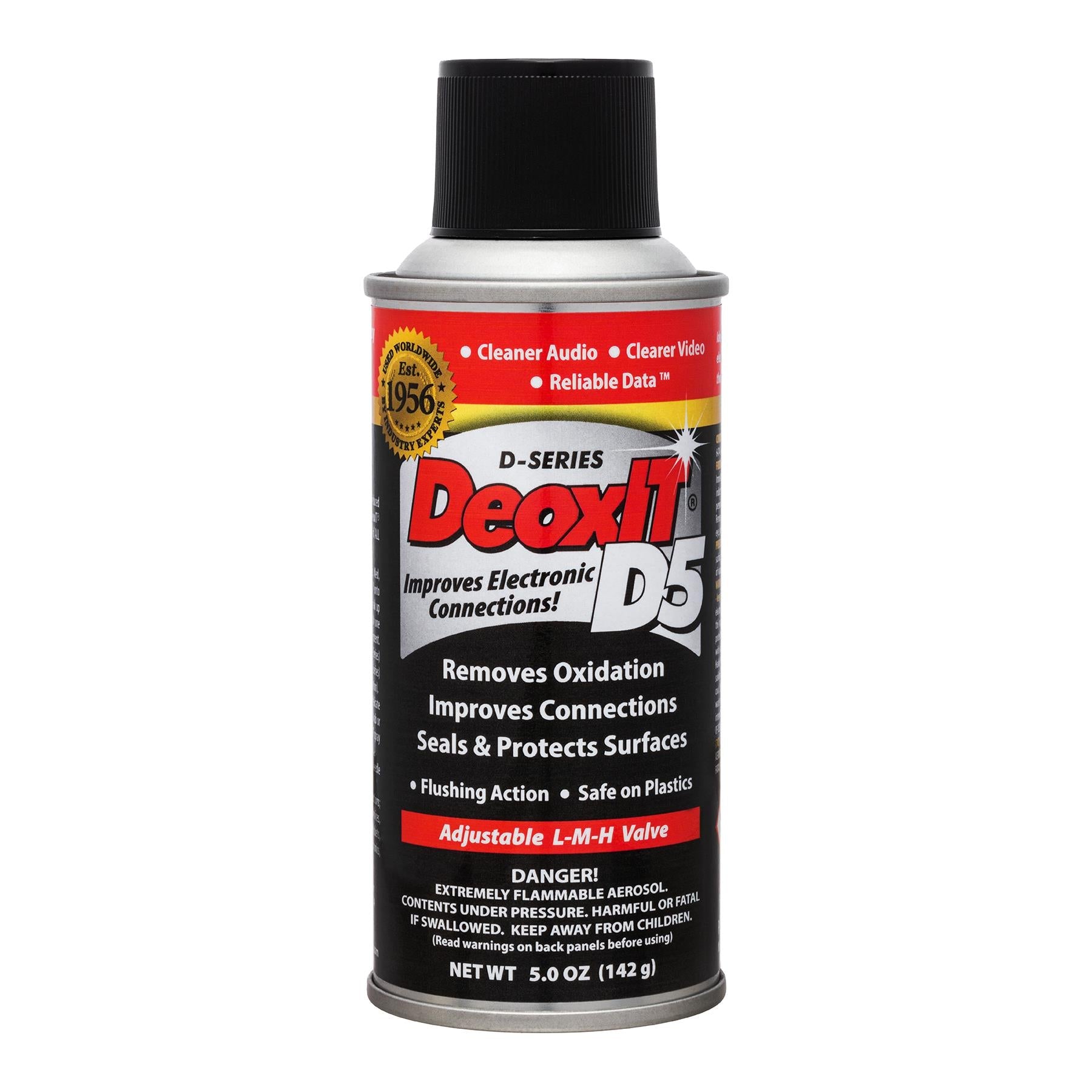 CAIG Laboratories DeoxIT D5 Contact Cleaner 5% Solution and F5 Fader Lubricant