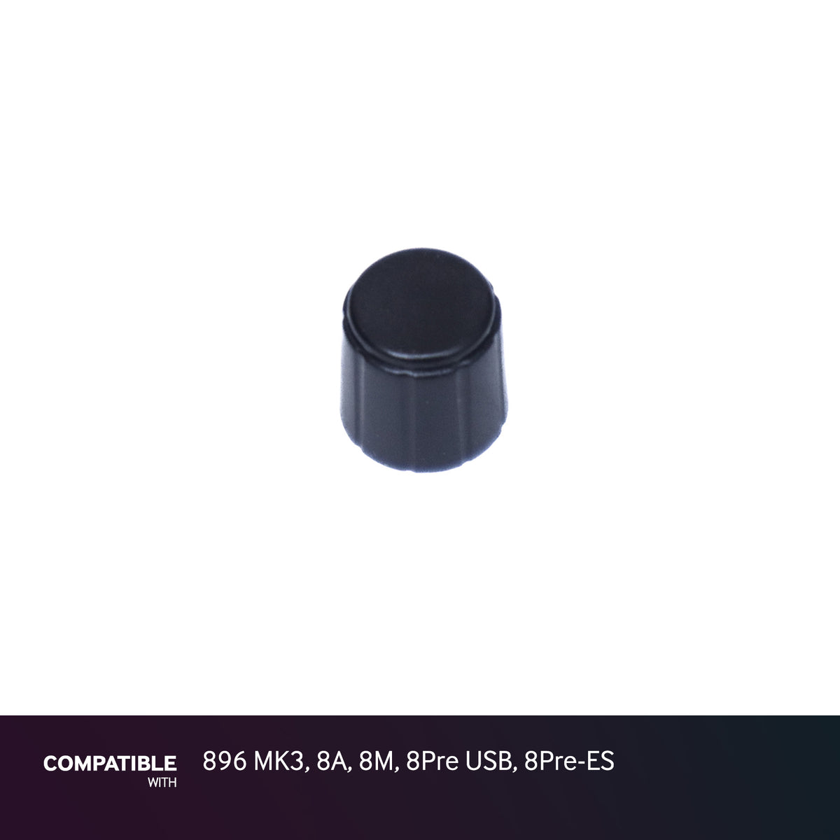 MOTU Black Knob for 896 MK3, 8A, 8M, 8Pre USB, 8Pre-ES