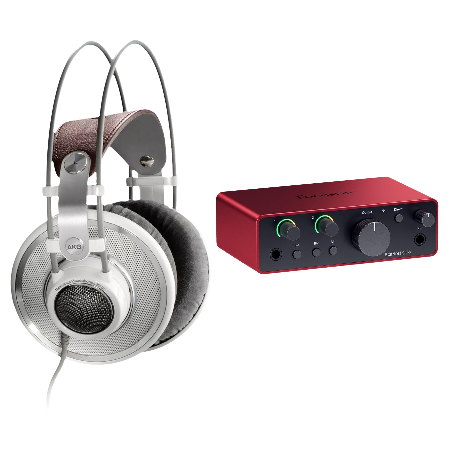 AKG K701 Reference Class Headphones Bundle with Focusrite Scarlett Sol –  Pixel Pro Audio