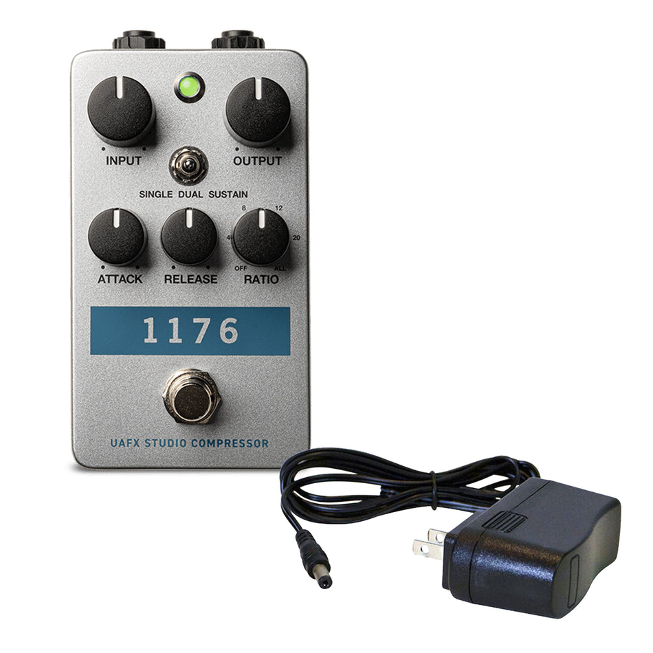 Universal Audio UAFX 1176 Limiter Pedal Bundle with Power Supply