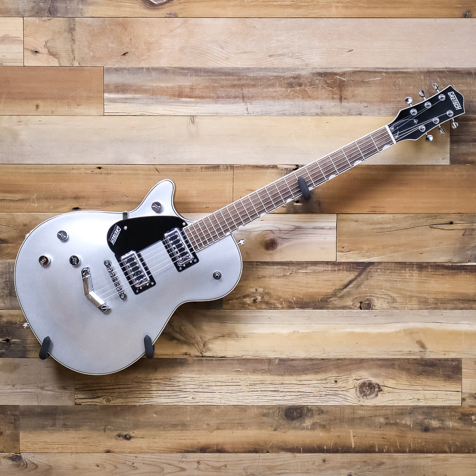 Gretsch G5230LH Electromatic Jet FT Left-Handed Electric Guitar with V-Stoptail, Airline Silver