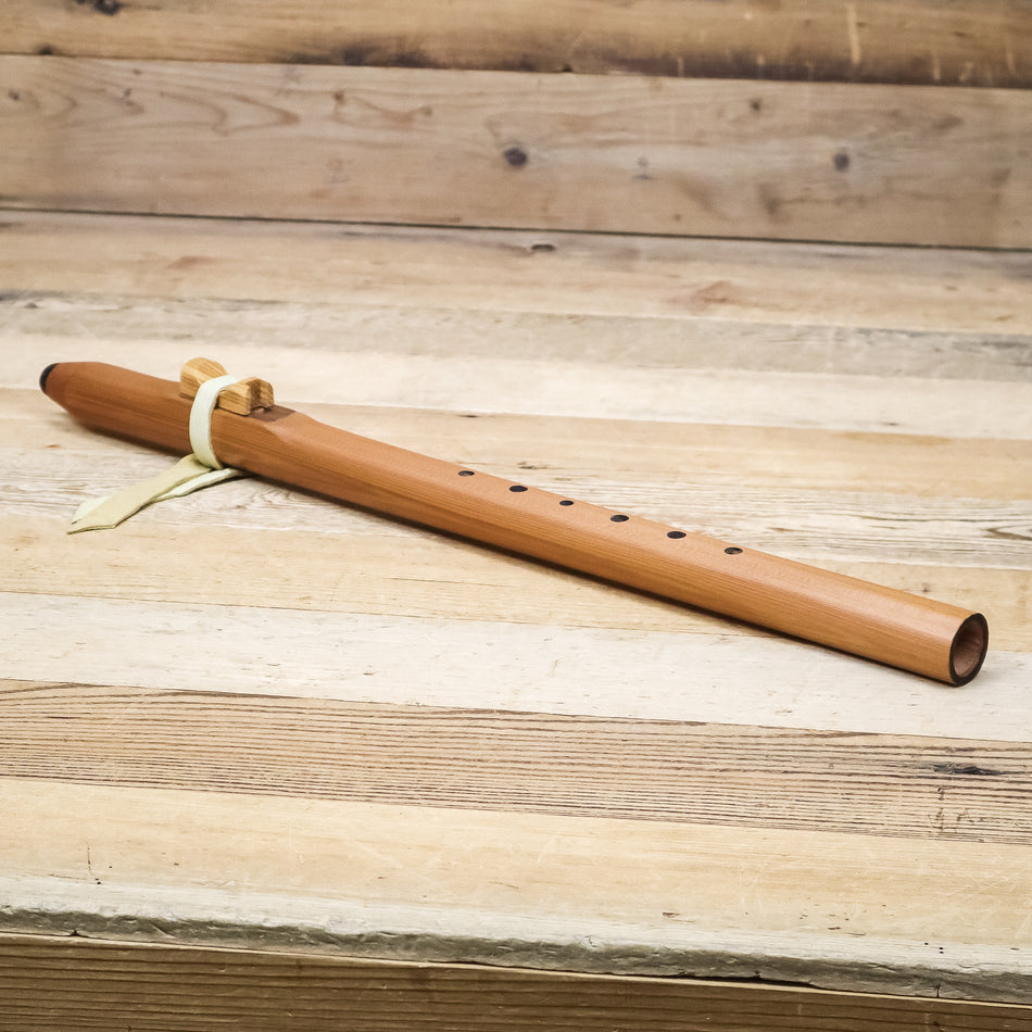 Hawk Native American Style Backpacker Flute in F Minor Eastern White Cedar