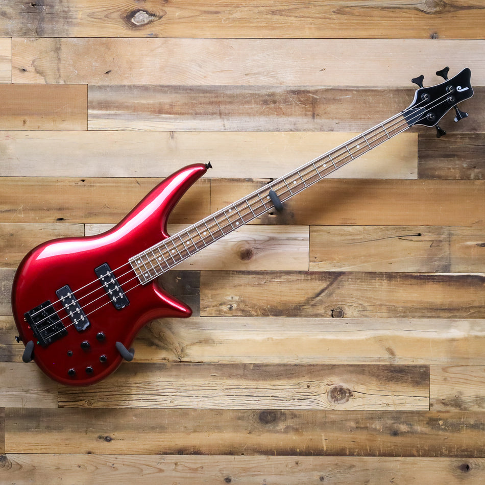 Open Box Jackson X Series Spectra Bass SBX IV 4-String Bass Guitar, Candy Apple Red