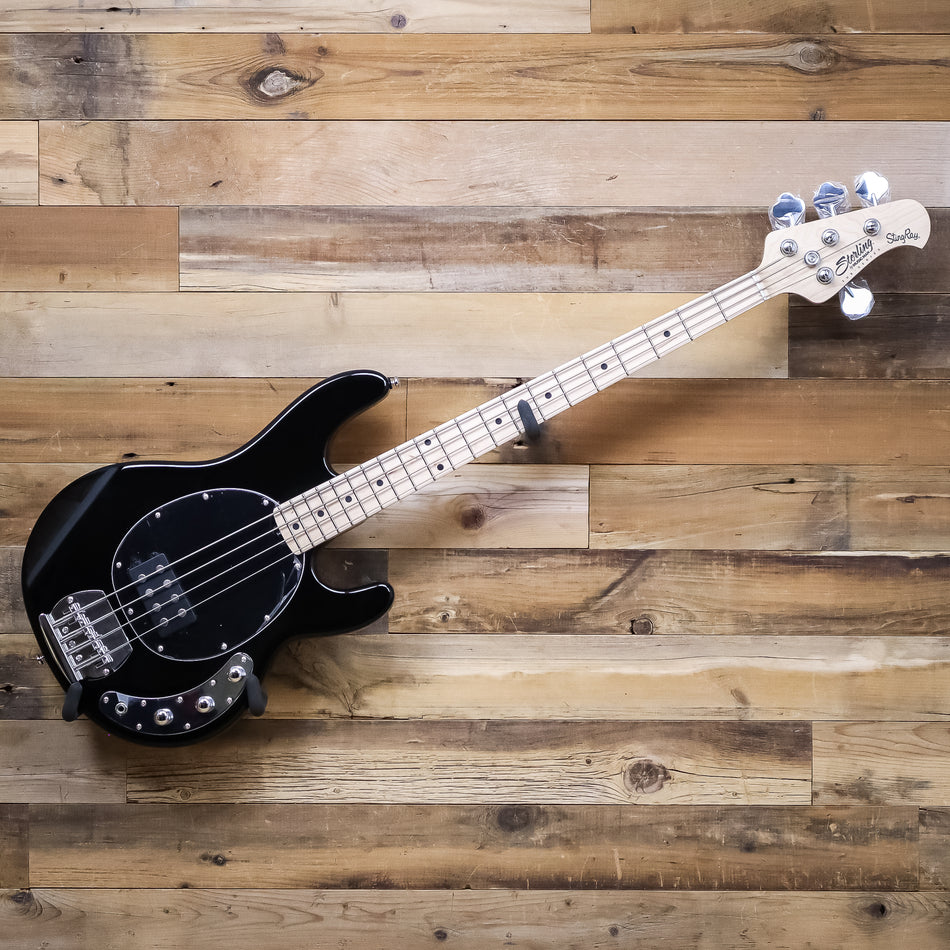 Sterling by Music Man StingRay Ray4 Bass Guitar, Black