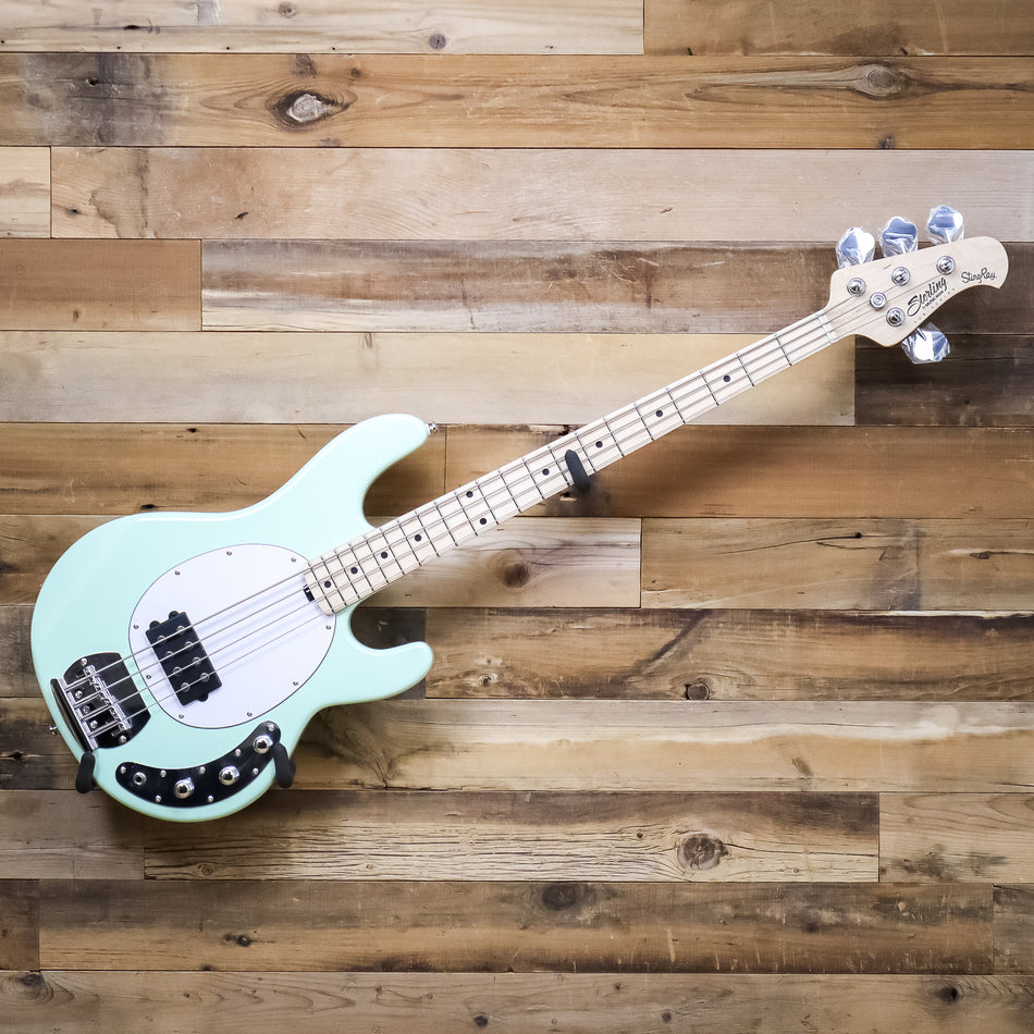 Sterling by Music Man Stingray RAY4 Bass Guitar, Mint Green