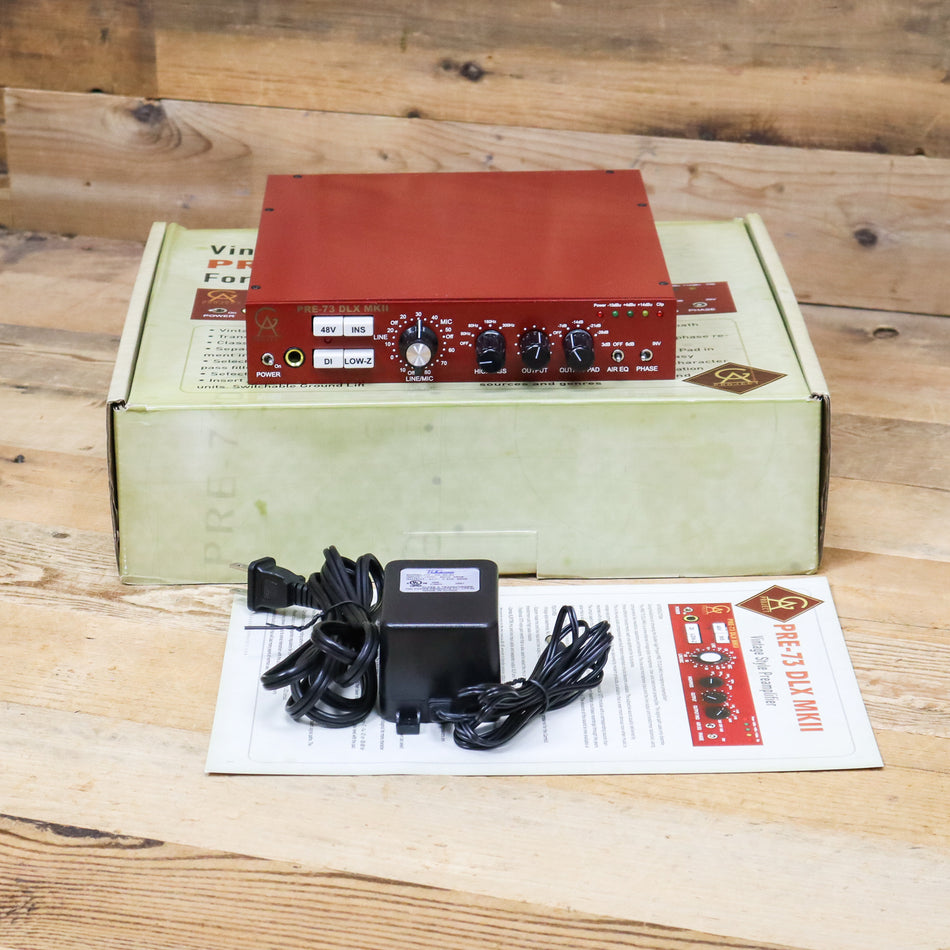 Open Box Golden Age Project Pre-73 DLX MKII Microphone/Line Preamplifier Deluxe