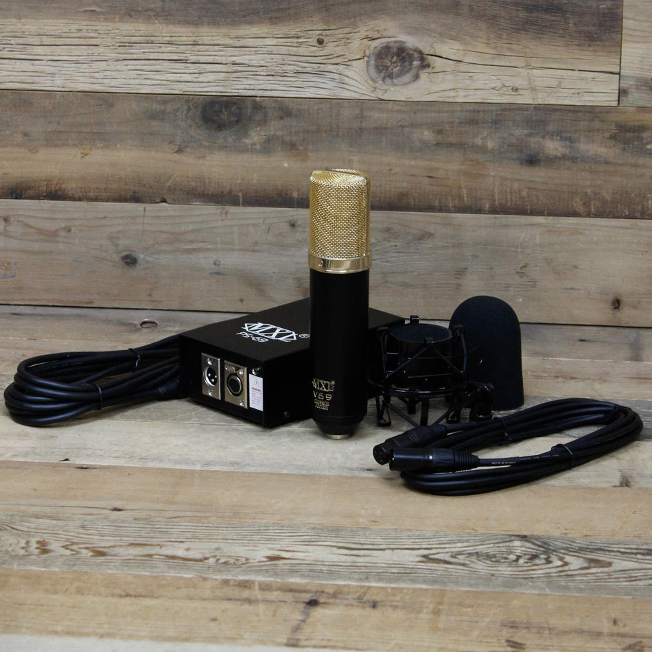 Open Box MXL V69M EDT Large-diaphragm Tube Microphone with Mogami Wiring