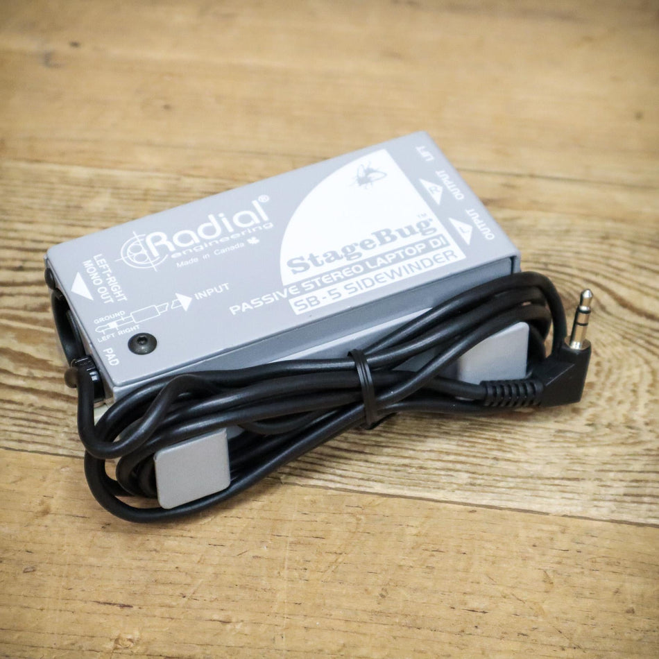 Open Box Radial Engineering StageBug SB-5 Laptop Direct Box