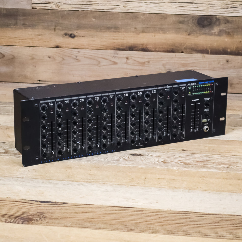 As Is Alesis Studio 12R 12-Channel Rack Mixer