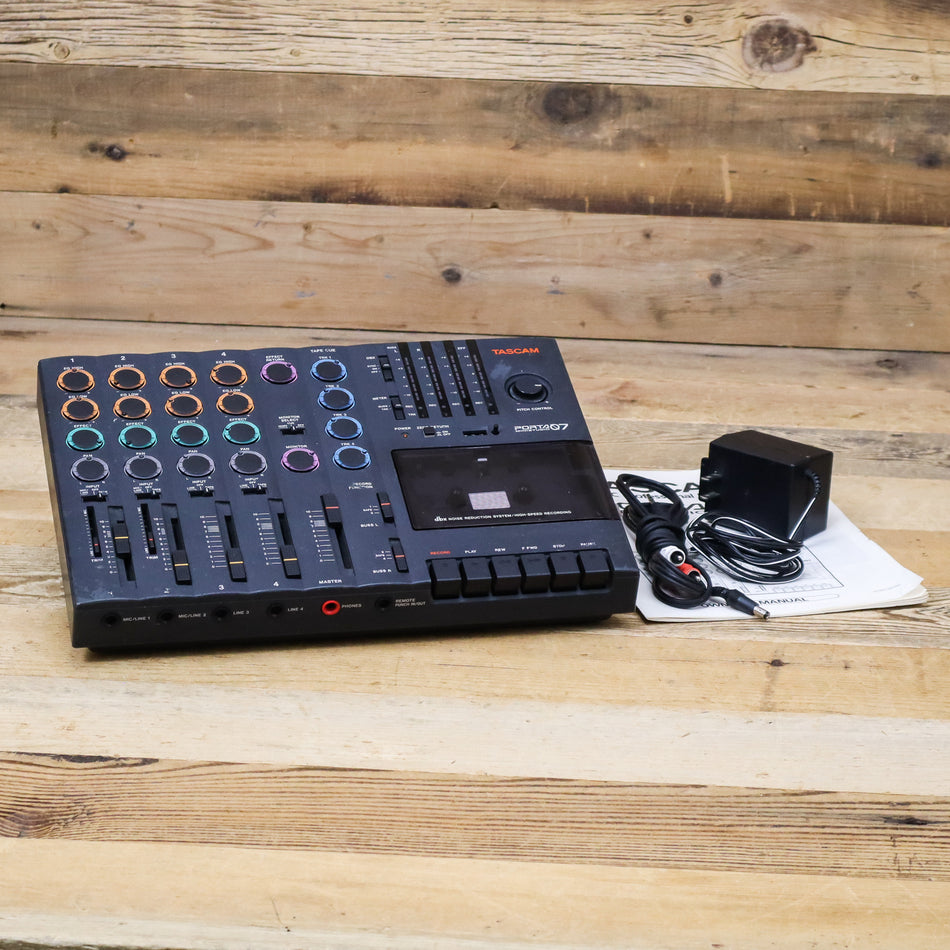 Tascam Porta 07 Ministudio 4-track Analog Cassette Recorder