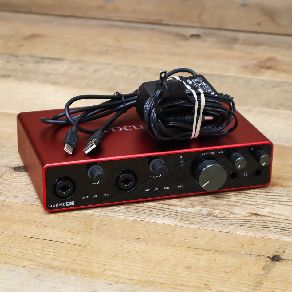 Focusrite Scarlett 8i6 (3rd Gen) USB-C Audio Interface