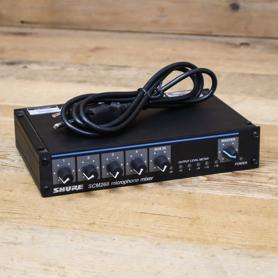 Shure SCM268 4-Channel Microphone Mixer