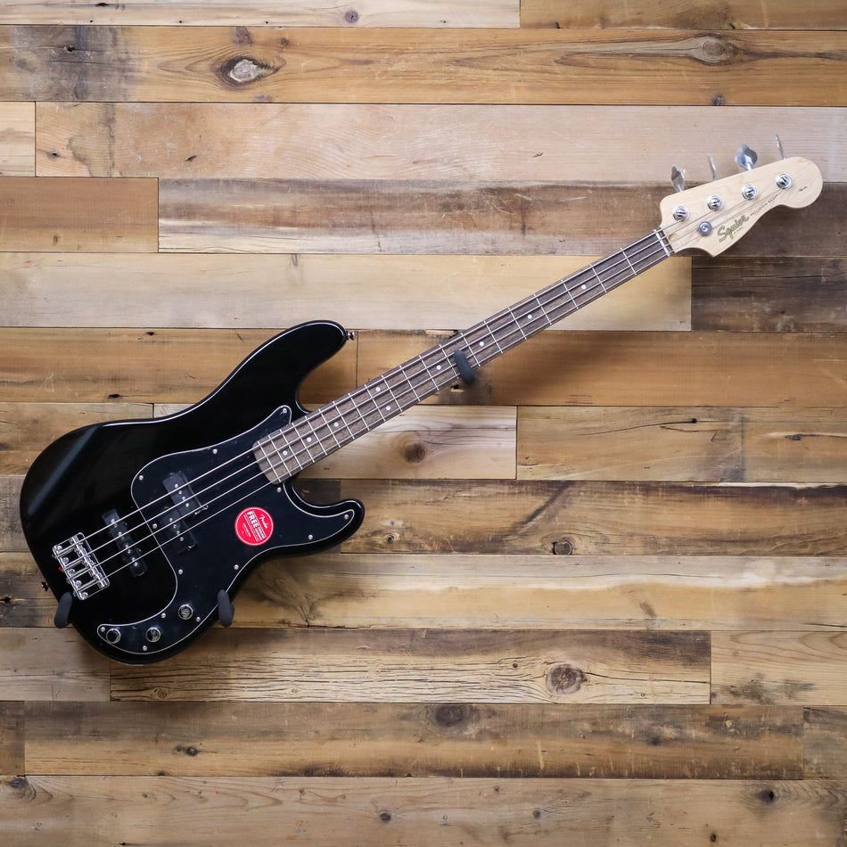 Squier Affinity Series Precision Bass PJ 4-String Bass Guitar, Black