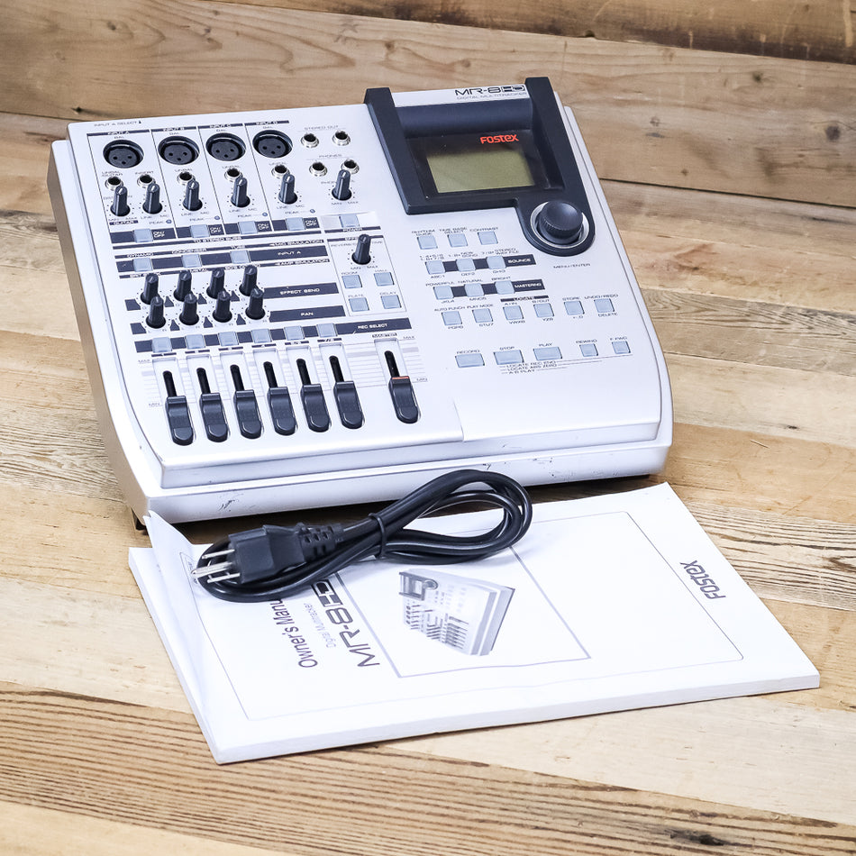 Silver Fostex MR-8HD Digital Multitrack Recorder