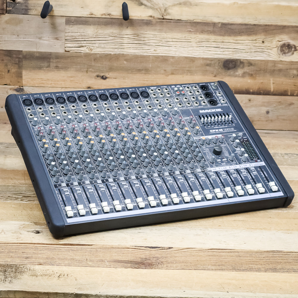 Mackie CFX16MK2 (CFX16-mk2) 16-Channel Mixer 12 XLR Mic Inputs & Effec –  Pixel Pro Audio