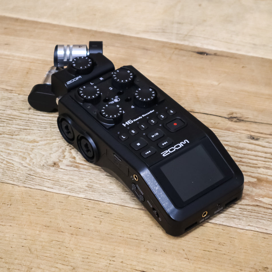 Zoom H6 All Black Handy Recorder