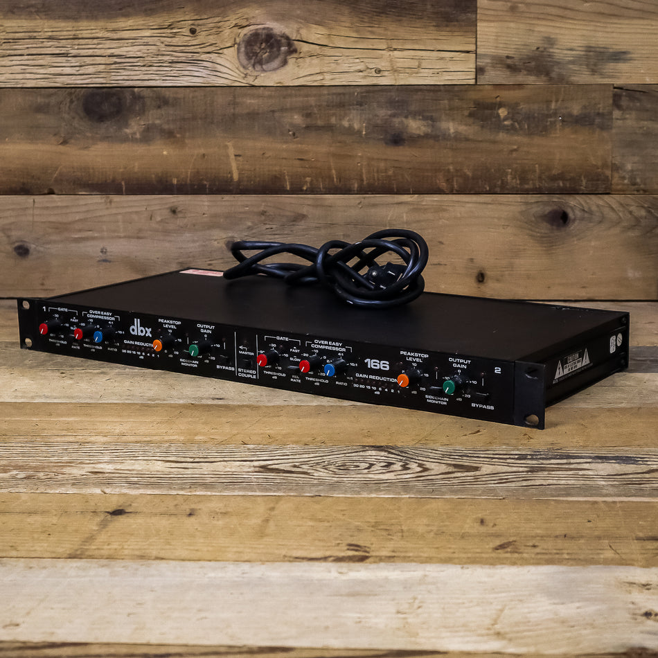 DBX 166 Vintage 2-Channel Stereo Compressor/Limiter