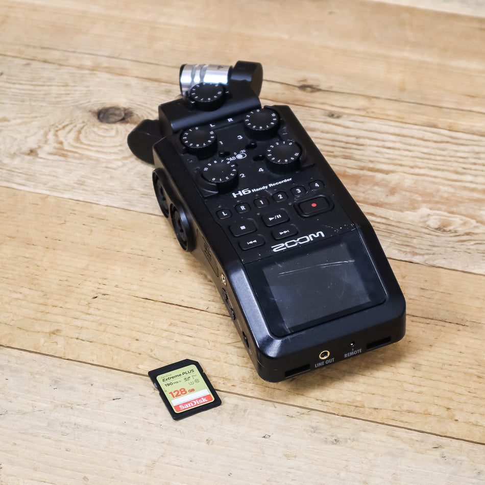 Zoom H6 All Black Handy Recorder