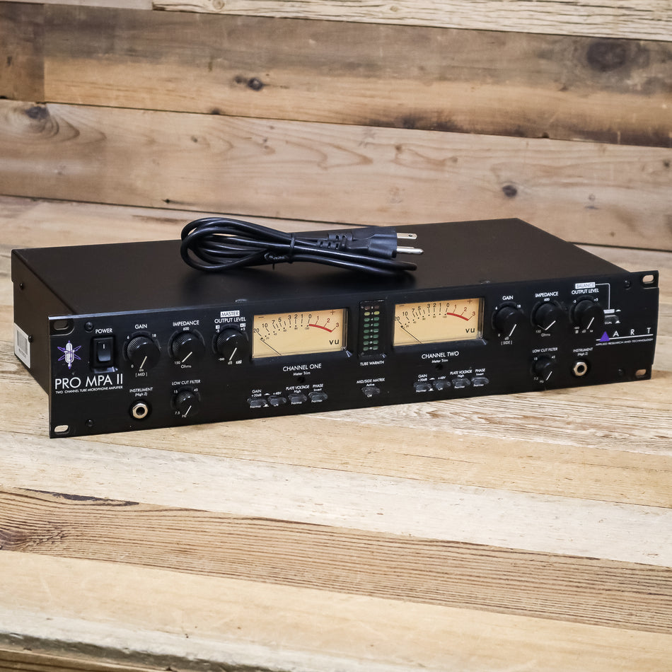 ART Pro MPA II Two Channel Mic Preamp