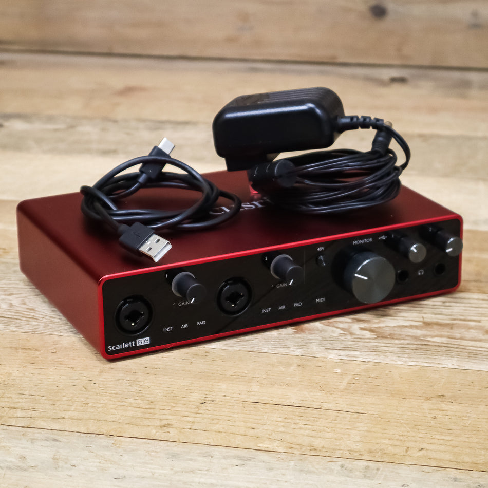 Focusrite Scarlett 8i6 (3rd Gen) USB-C Audio Interface