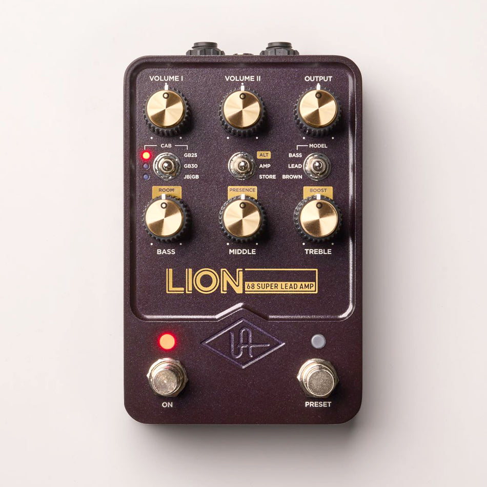 Universal Audio UAFX LION '68 Super Lead Amp Guitar Effects Pedal