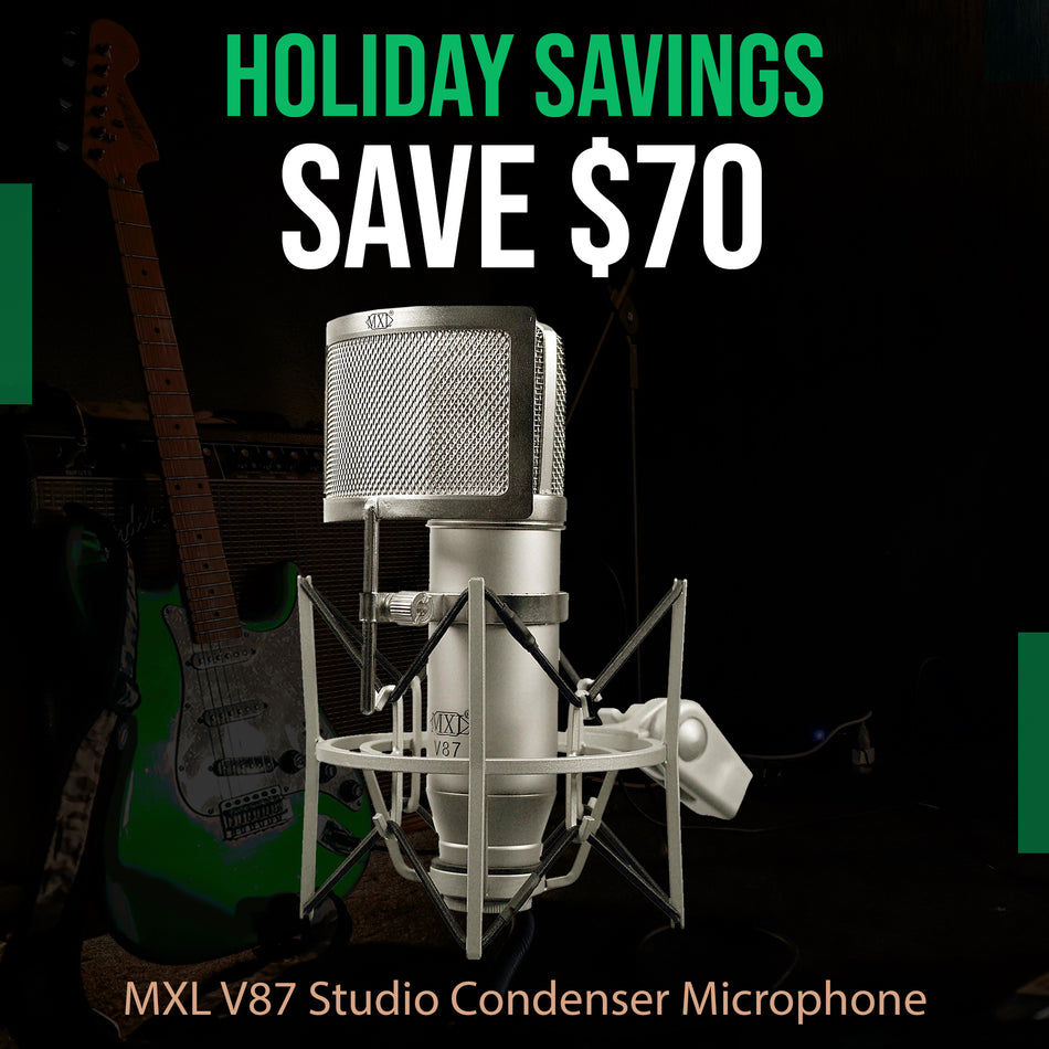 MXL V87 Studio Large Diaphragm Condenser Microphone