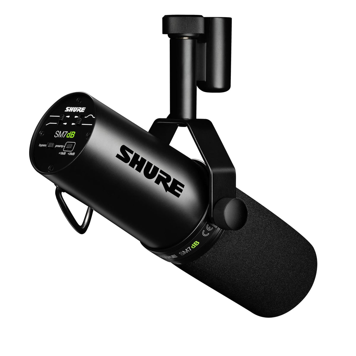 Shure SM7dB Microphone Bundle with On-Stage Desktop Boom Arm with XLR Cable