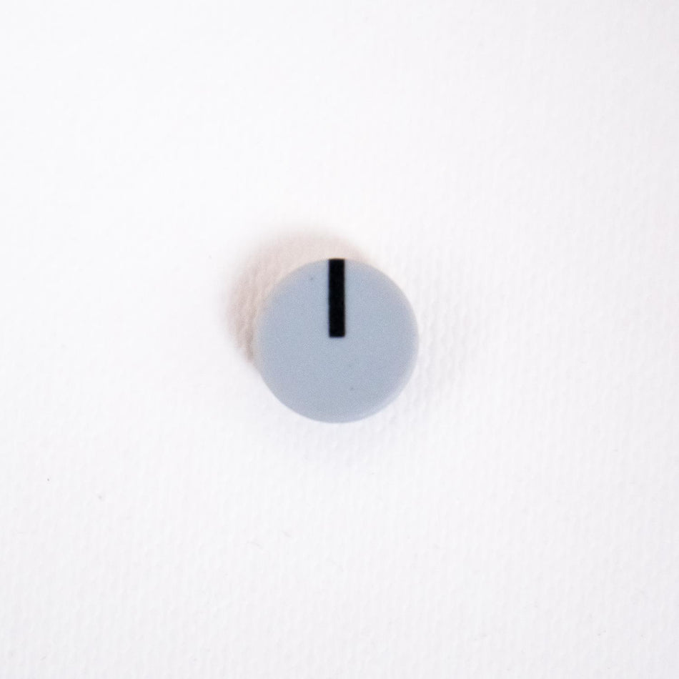 9mm Gray Knob Cap with Indicator Line for Symetrix 202, 528