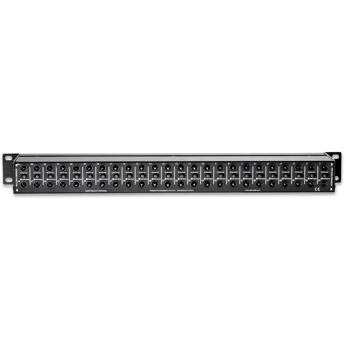 ART P48 48-Point TRS Balanced Patchbay bundle with Rack Screws