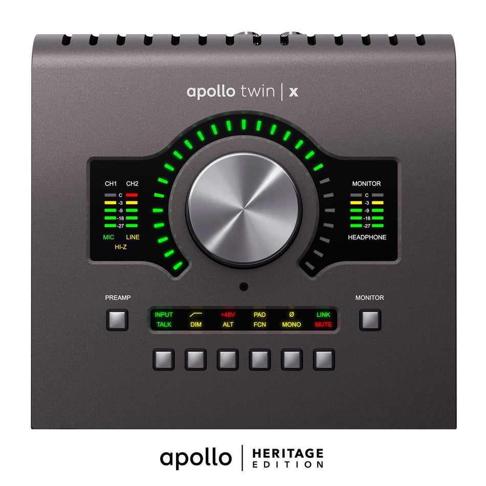 Universal Audio Apollo Twin X Quad Heritage Edition Thunderbolt Audio Interface