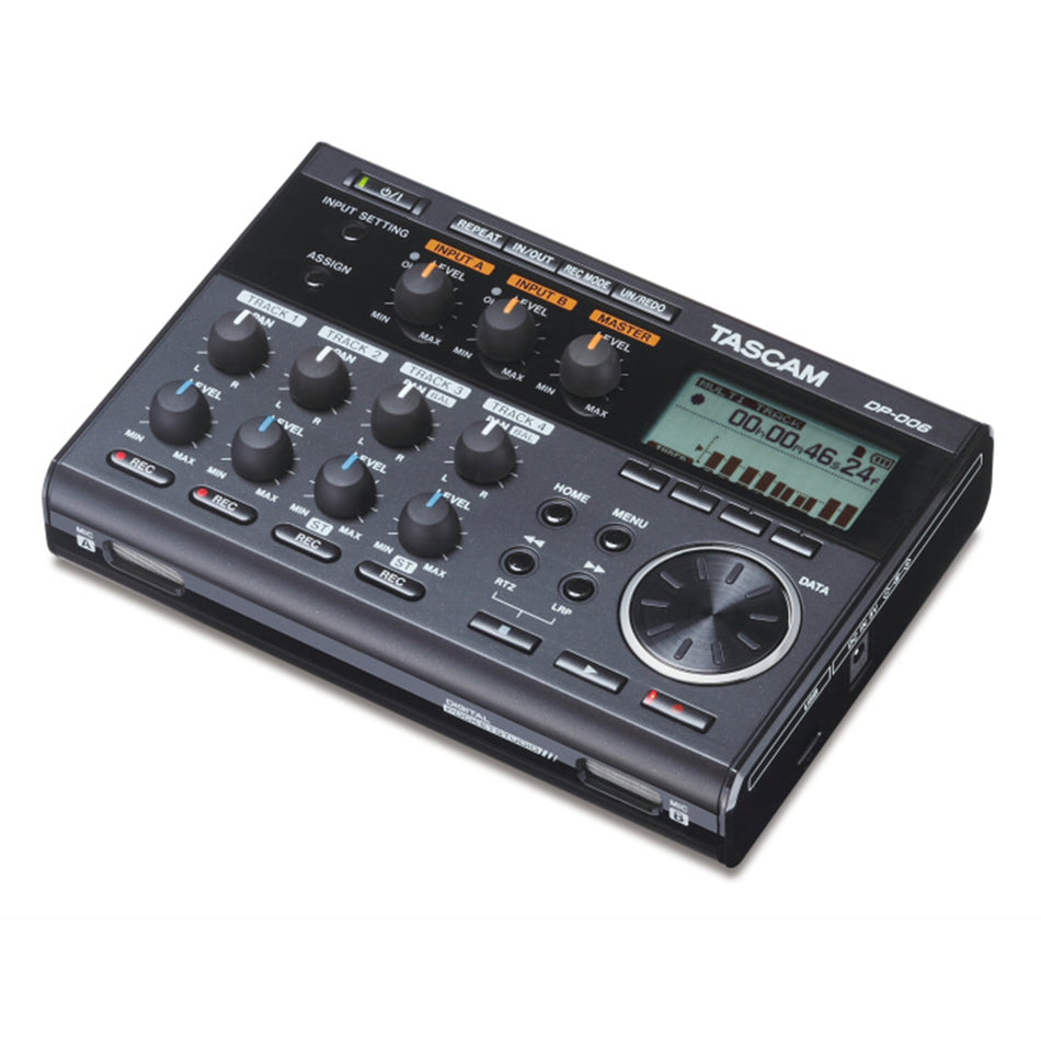 Tascam DP-006 6-Track Digital Pocketstudio Digital Multitrack Recorder