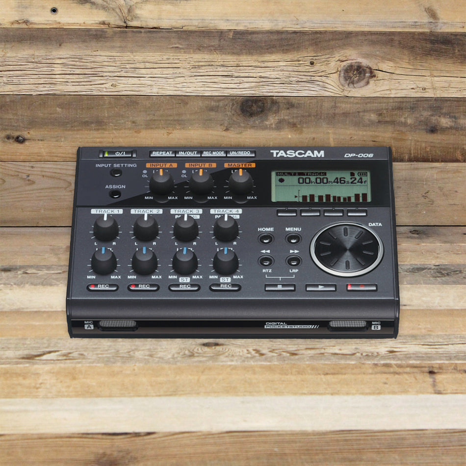 Open Box Tascam DP-006 6-Track Digital Pocketstudio Digital Multitrack Recorder