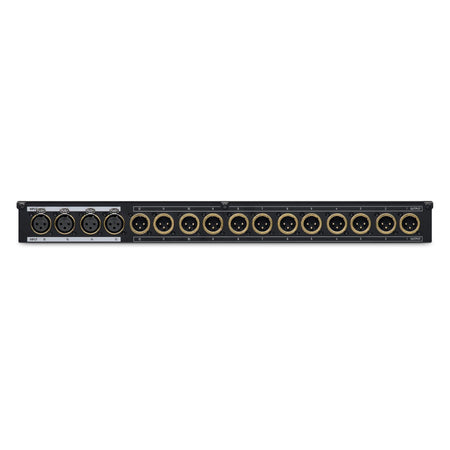 Black Lion PBR XLR 16-Point Gold Plated Patchbay bundle with Rack Screws