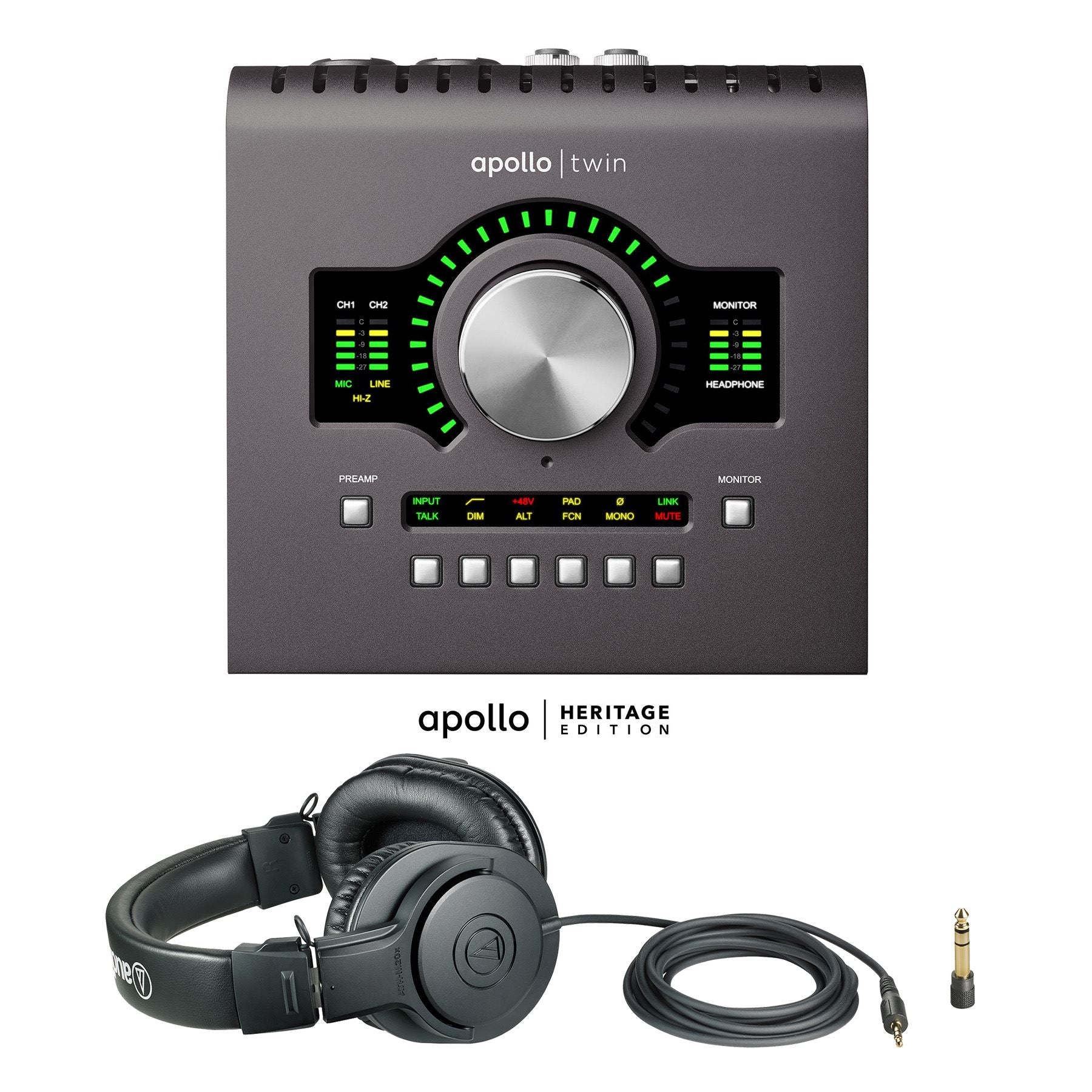 Universal Audio Apollo Twin MkII Duo Heritage Edition Bundle with