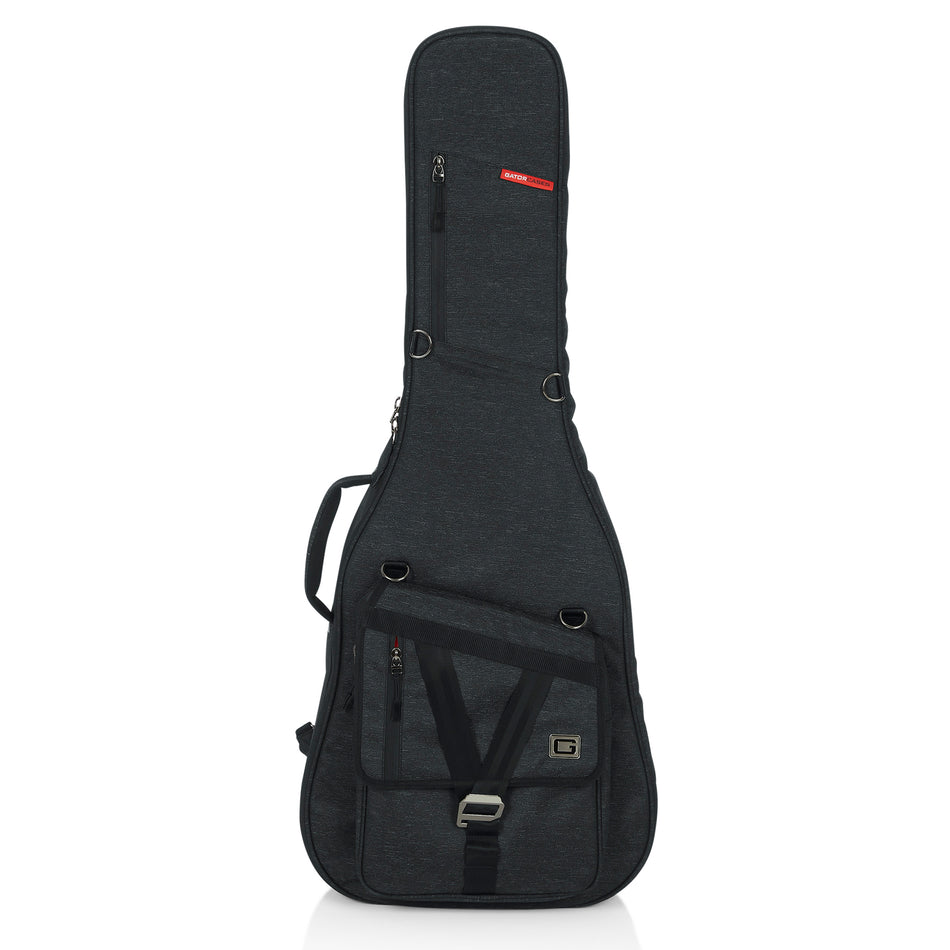 Gator GT-RES00CLASS-BLK Charcoal Black Transit Series Gig Bag for Resonator, 00, and Classical Guitars