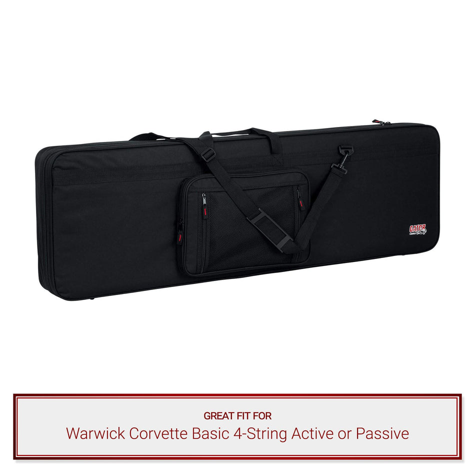 Gator EPS Bass Guitar Case fits Warwick Corvette Basic 4-String Active/Passive